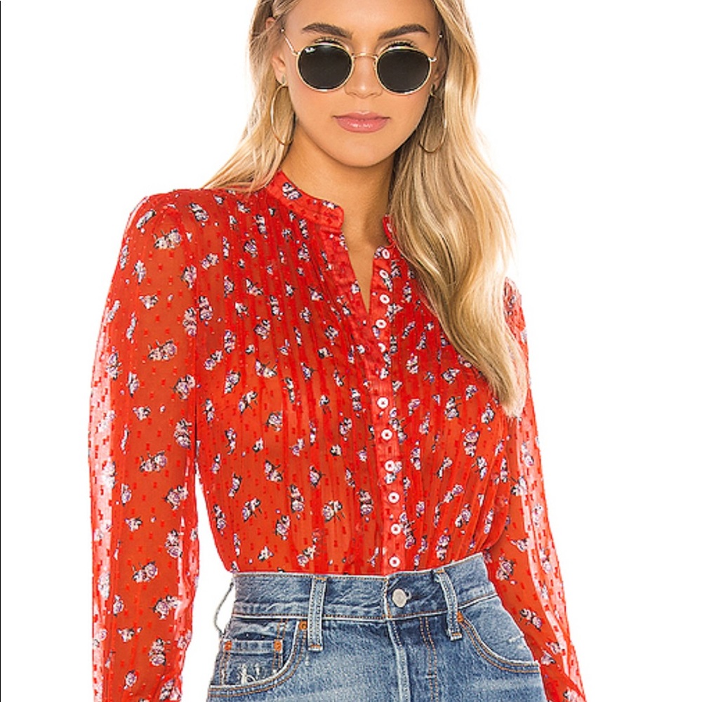 Fee People Flowers in December Top | XS | NWT